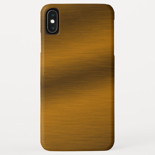 Coques Case-Mate iPhone Arrière - plan en bronze brossé (Dos)