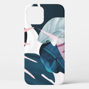 Case-Mate iPhone Case arrière - plan feuille d'art Abstrait tropical. Pa