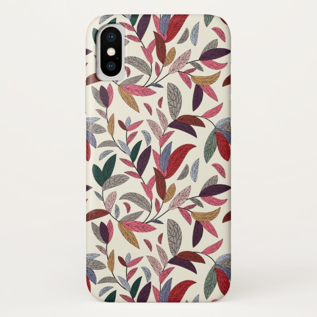 Coques Case-Mate iPhone Arrière - plan floral (Dos)