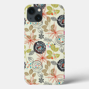 iPhone 13 Case Arrière - plan floral