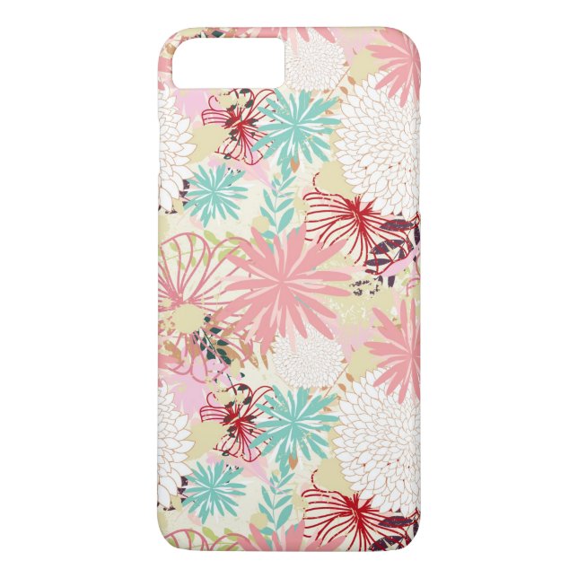 Coques Case-Mate iPhone arrière - plan floral 4 (Dos)