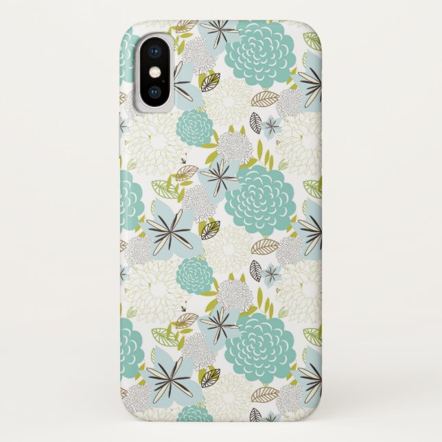 Coques Case-Mate iPhone arrière - plan floral 5 (Dos)