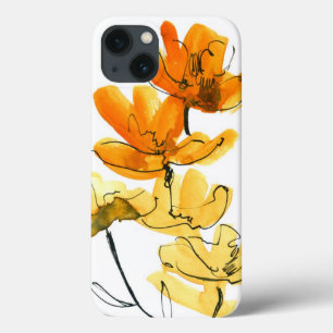 iPhone 13 Coque Arrière - plan floral abstrait