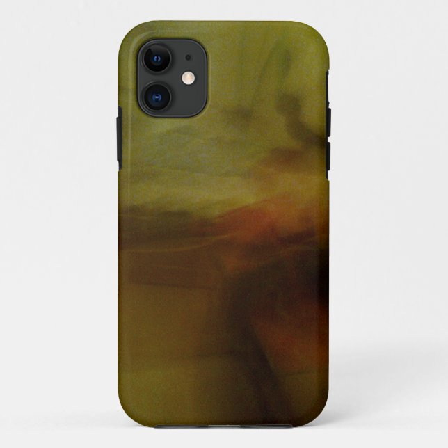 Coques Case-Mate iPhone Arrière-plan flou marron (Dos)