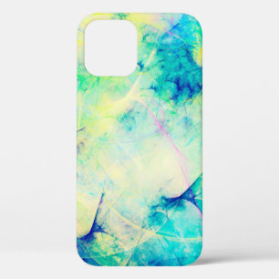 Case-Mate iPhone Case arrière - plan fractal abstrait bleu 3d rendu3d, u