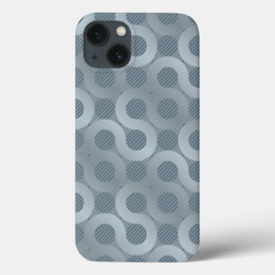 Etui iPhone 13 Arrière - plan gris abstrait d'écoulement