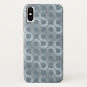 Coque Case-Mate iPhone Arrière - plan gris abstrait d'écoulement