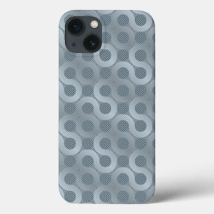 iPhone 13 Case Arrière - plan gris abstrait d'écoulement