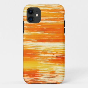 Coque Case-Mate iPhone Arrière - plan jaune abstrait d'aquarelle