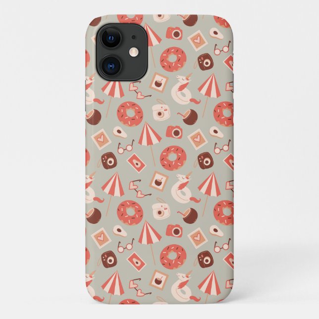 Coques Case-Mate iPhone Arrière - plan léger de Stuff (Dos)