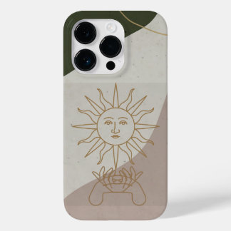 Coque Case-Mate iPhone Arrière - plan minimaliste esthétique Soleil et de