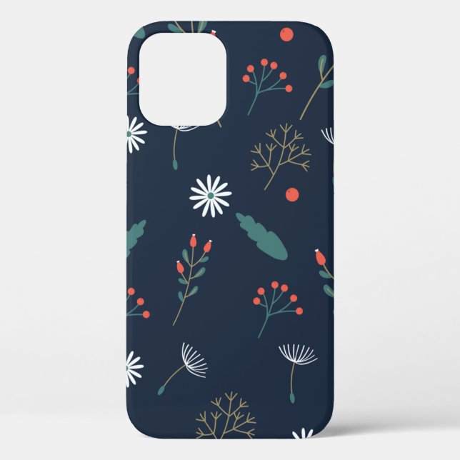 Coques Case-Mate iPhone Arrière - plan motif fleurs texture (Verso)