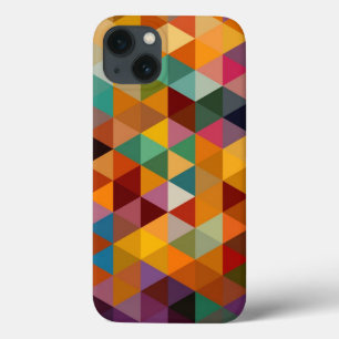 Coques Pour iPhone Arrière - plan Motif Vintage Triangles.