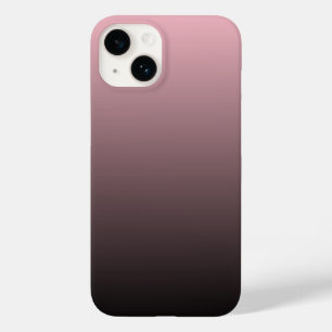 Coque Case-Mate iPhone Arrière - plan noir rose Ombre