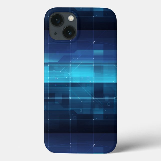 Coques Case-Mate iPhone Arrière - plan numérique haute technologie (Verso)