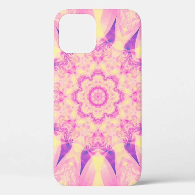 Coques Case-Mate iPhone arrière - plan pastel kaléidoscope Abstrait. Belle (Verso)