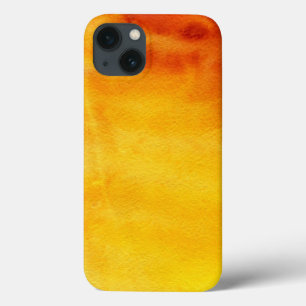 iPhone 13 Case Arrière - plan peint à la main 6 d'aquarelle