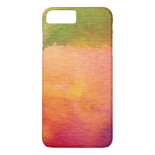 Coque iPhone 8 Plus/7 Plus Arrière - plan peint par aquarelle abstraite