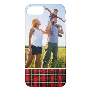 Coque iPhone 8/7 Arrière - plan photo rouge personnalisé
