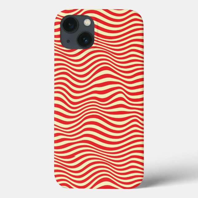 Coques Case-Mate iPhone Arrière - plan rayé (Verso)