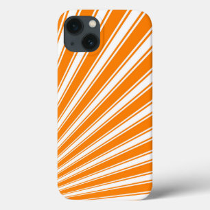 Etui iPhone Case-Mate Arrière - plan Retro Orange Funky Sun Rays
