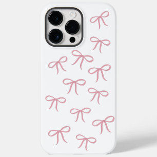 Coque Case-Mate iPhone Arrière - plan rose Bow