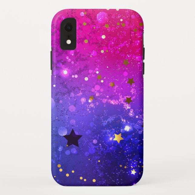 Coques Case-Mate iPhone Arrière - plan rose brillant (Dos)