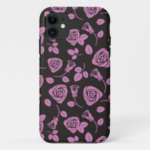 Coques Pour iPhone Arrière - plan rose floral