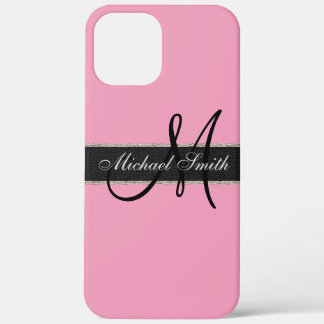 Case-Mate iPhone Case Arrière - plan rose Monogram Amaranth