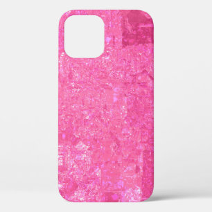 Case-Mate iPhone Case Arrière - plan rose mosaïque abstrait brillant