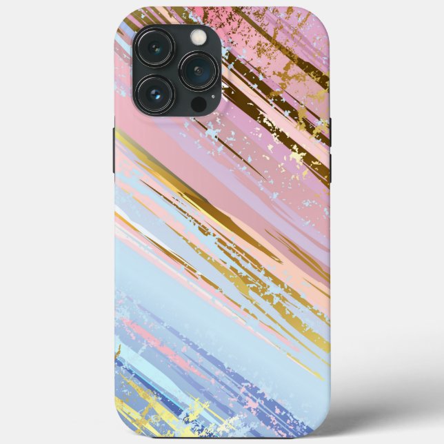 Coques Case-Mate iPhone Arrière - plan rose texturé (Verso)