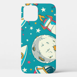 Case-Mate iPhone Case Arrière - plan sans couture avec astronautes de do