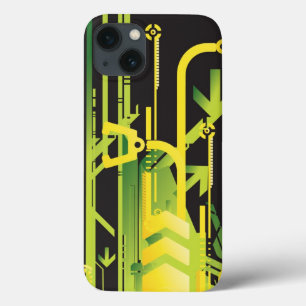 Coque Case-Mate iPhone Arrière - plan tramé technique 4