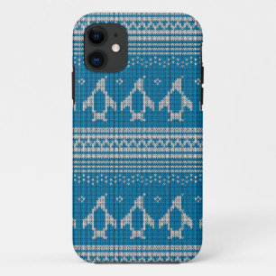 Etui iPhone Case-Mate Arrière - plan tricoté par bleu
