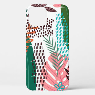 Case-Mate iPhone Case Arrière - plan tropical motif sans couture avec Mo