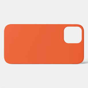 Case-Mate iPhone Case Arrière-plan uni minimaliste orange vif