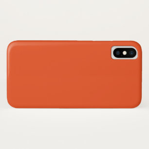 Case-Mate iPhone Case Arrière-plan uni minimaliste orange vif