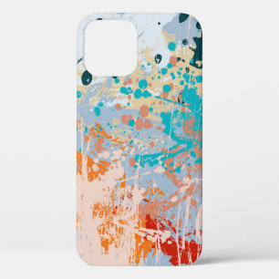 Case-Mate iPhone Case arrière - plan vintage Abstrait avec pai multicolo
