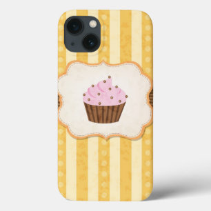 Coque Case-Mate iPhone Arrière - plan vintage de petit gâteau