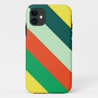Coque Case-Mate Pour iPhone Arrière - plan Yelow Orange Green Blue Stripes