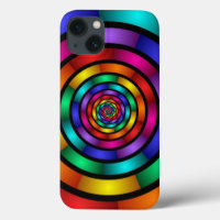 Arrondi et psychédélique coloré Art moderne fracta