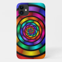 Arrondi et psychédélique coloré Art moderne fracta