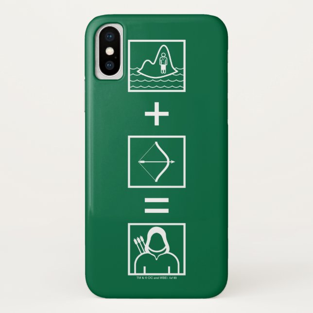 Coques Case-Mate iPhone Arrow | Green Arrow Equation (Dos)