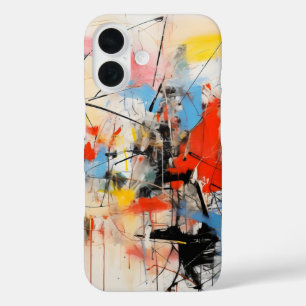 Coque Pour iPhone 16 Art Abstrait coloré