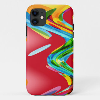 Coques Pour iPhone Art Abstrait coloré rétro Design 2