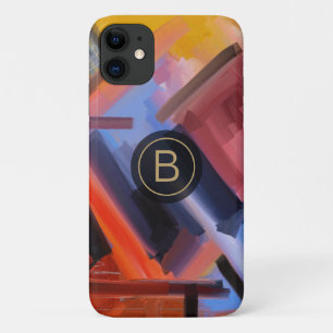 Case-Mate iPhone Case Art Abstrait coloré rouge orange noir rose rose r