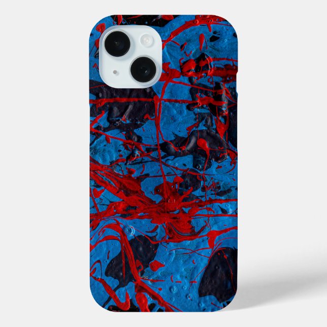Coques Case-Mate iPhone Art Abstrait Contemporain : Électrique (Verso)