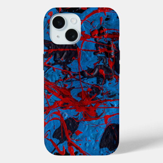Coques Case-Mate iPhone Art Abstrait Contemporain : Électrique (Verso)