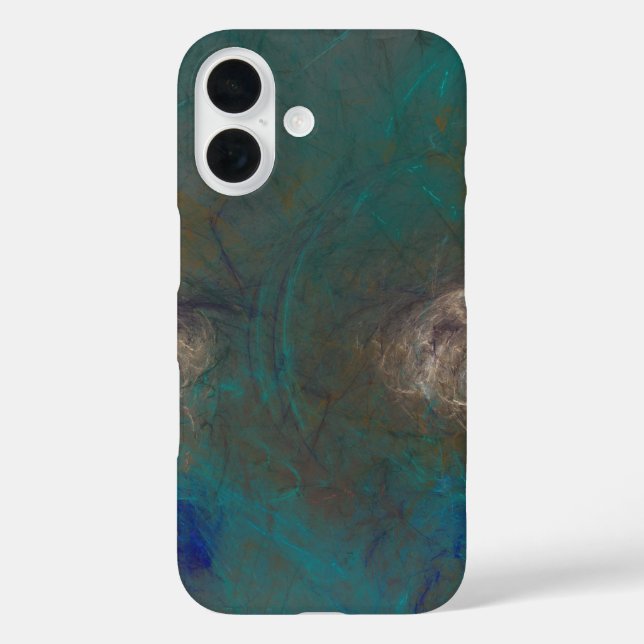 Coques Case-Mate iPhone art abstrait en pierre marbrée  (Verso)