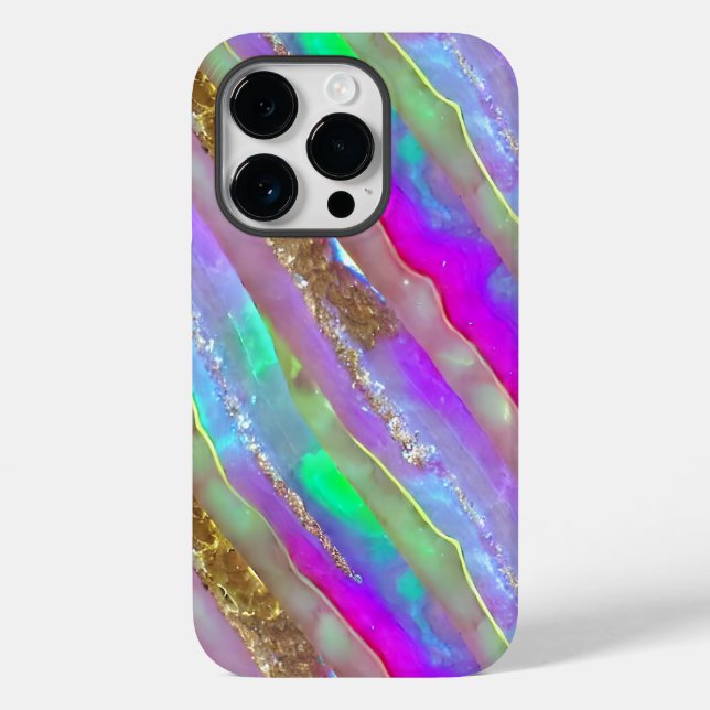 Coques Case-Mate iPhone Art Abstrait en verre (Verso)